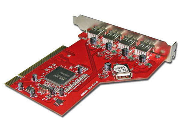Tarjeta Controladora Acteck PCI, con 5 puertos USB 2.0 (4 externos y 1 interno)
