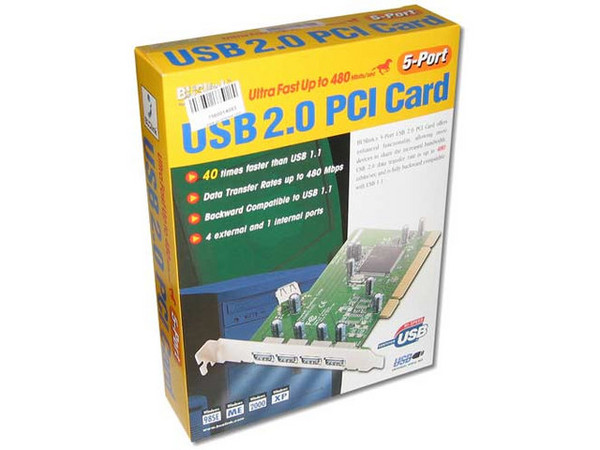 Tarjeta Controladora BUSLINK PCI, con 5 puertos USB 2.0