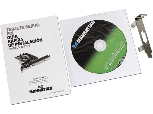 Tarjeta Controladora Manhattan con 1 puerto Serial DB9, PCI.