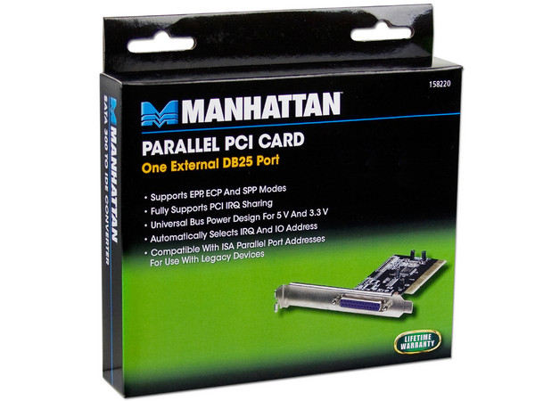 Tarjeta Controladora Manhattan con 1 puerto Paralelo DB25, PCI