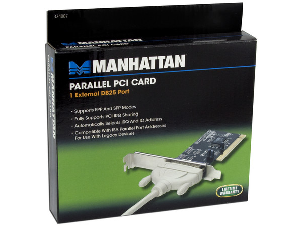 Tarjeta Controladora Manhattan con 1 puerto Paralelo DB25, PCI   
