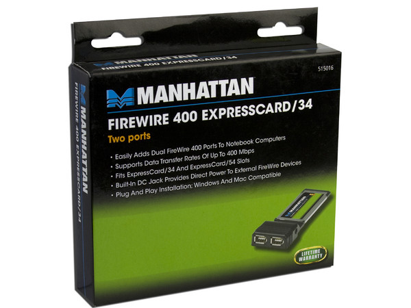 Tarjeta Express con dos puertos FireWire de 400 (6 pines)