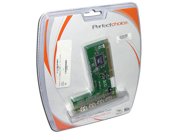 Tarjeta Controladora Perfect Choice PCI, con 4 puertos USB 2.0