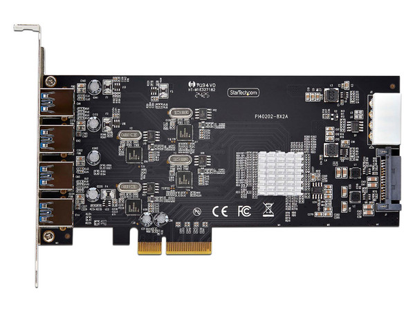 Tarjeta StarTech PCI Express de 4 Puertos USB , USB 3.2, PCI Express 2.0 x4