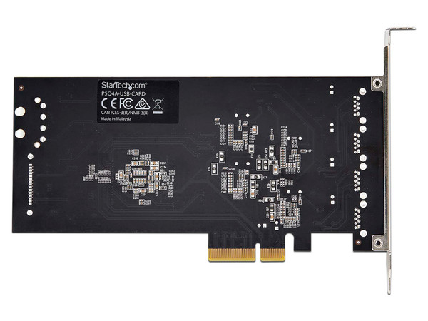 Tarjeta StarTech PCI Express de 4 Puertos USB , USB 3.2, PCI Express 2.0 x4