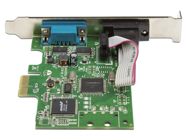 Tarjeta Serial PCI Express de 2 Puertos DB9 RS232 con UART 16C1050