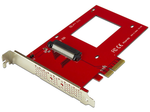 Tarjeta Adaptadora PCI Express U.2 NVMe SFF8639 de 2,5