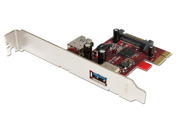 Tarjeta Controladora PCI Express con 1 Puerto externo y 1 puerto interno USB 3.0.