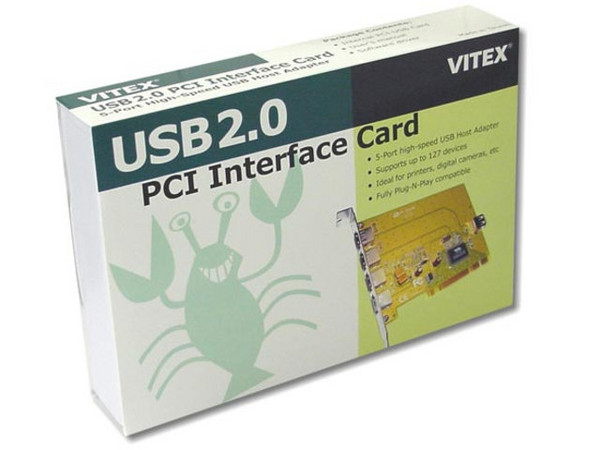Tarjeta Controladora PCI, te brinda 5 puertos USB 2.0