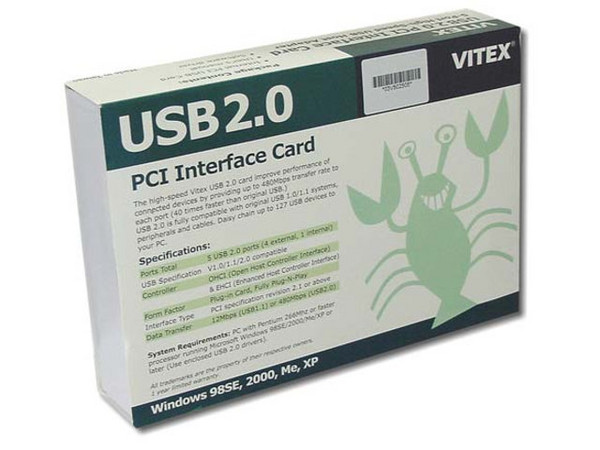 Tarjeta Controladora PCI, te brinda 5 puertos USB 2.0