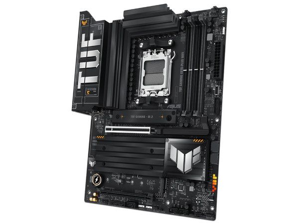 T. Madre ASUS TUF GAMING X870-PLUS WIFI: Chipset X870, 
Segmento: Alto/Gamer,
Soporta AMD Ryzen 9000/ 8000 & 7000, Socket AM5,
Memoria: DDR5 8000,6400, 6000 MHz, 192GB Max,
Audio HD,Wi-Fi 7, USB 4.0, SATA 3.0, M.2, 
ATX, PCIe 5.0