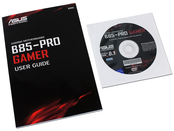 T. Madre ASUS B85-PRO GAMER, ChipSet Intel B85,
Soporta: Core i7/i5/i3 de Socket 1150,
Memoria: DDR3 1600/1333/1066 MHz, 32GB Max,
Integrado: Audio HD, Red,
USB 3.0 y SATA 3.0,
ATX, Ptos: 2xPCIEx16, 2xPCIEx1, 3xPCI