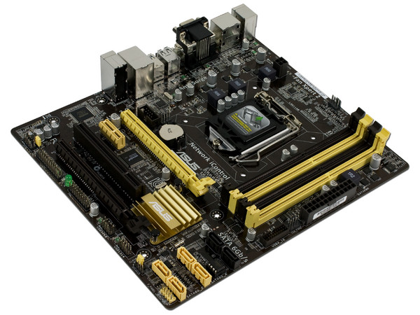 T. Madre ASUS B85M-E/CSM, ChipSet Intel B85,
Soporta: Core i7/i5/i3 de Socket 1150,
Memoria: DDR3 1600/1333/1066 MHz, 32GB Max,
Integrado: Audio HD, Red,
USB 3.0 y SATA 3.0,
Micro-ATX, Ptos: 1xPCIEX16, 1xPCIEX1
