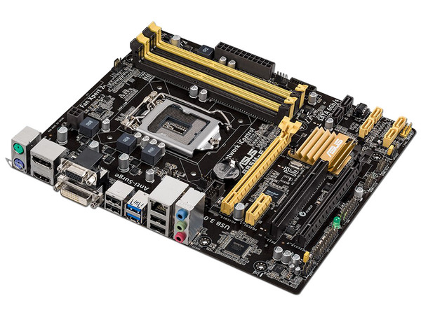 T. Madre ASUS B85M-E/CSM, ChipSet Intel B85,
Soporta: Core i7/i5/i3 de Socket 1150,
Memoria: DDR3 1600/1333/1066 MHz, 32GB Max,
Integrado: Audio HD, Red,
USB 3.0 y SATA 3.0,
Micro-ATX, Ptos: 1xPCIEX16, 1xPCIEX1, Bulk.