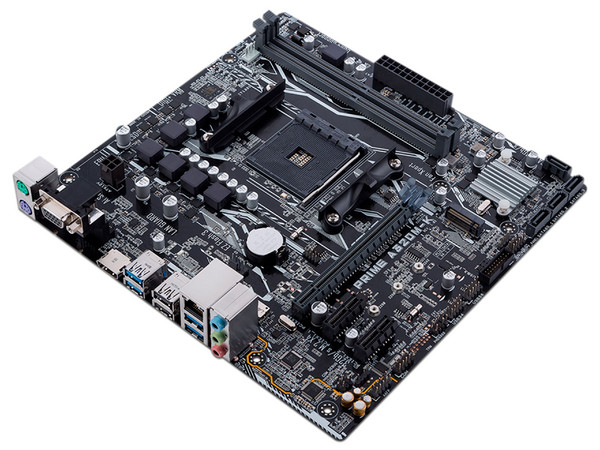 T. Madre Asus PRIME A320M-K, Chipset AMD A320,
Soporta: Procesador AMD Ryzen 1ra Gen, A-series 7ma Gen, Socket AM4,
Memoria: DDR4 3200(O.C.)/2400/2133 MHz, 32GB Max,
USB 3.0, SATA 3.0,
Micro-ATX, Ptos: PCIE 3.0, Incluye Procesador AMD Ryzen 3 3200G.