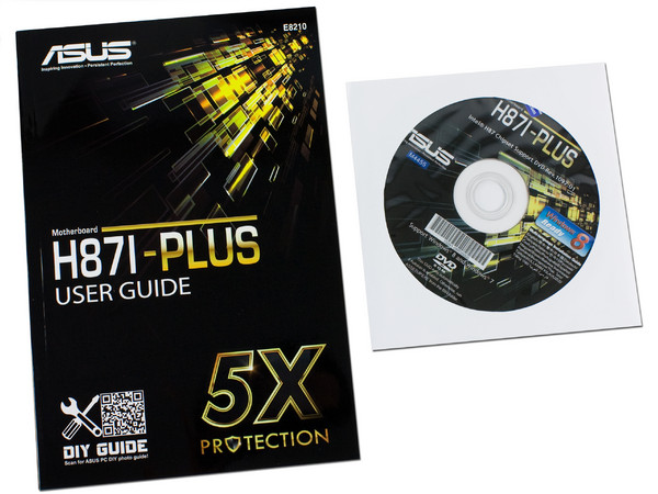 T. Madre ASUS H87I-PLUS, ChipSet Intel H87,
Soporta: Intel Core i7 / i5 / i3 / Pentium / Celeron de Socket 1150,
Memoria: DDR3 1600/1333/1066 MHz, 16 GB Max,
Integrado: Audio HD, Red,
USB 3.0 y SATA 3.0,
Mini-ITX, Ptos: 1xPCIE 3.0 x16