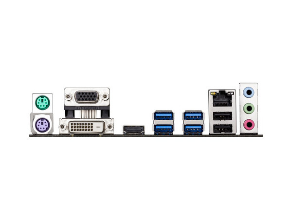 T. Madre H97-PLUS, ChipSet Intel H97,
Soporta: Core i7/i5/i3 de Socket 1150,
Memoria: DDR3 1600/1333MHz, 32GB Max,
Integrado: Audio HD, Red,
USB 3.0 y SATA 3.0,
ATX, Ptos: 2xPCIEx16, 2xPCIEx1