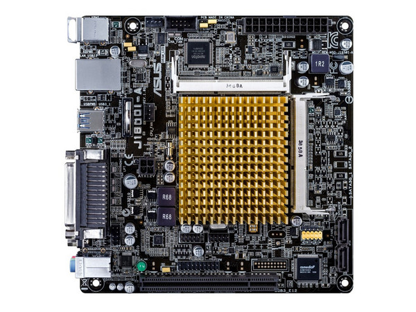 T. Madre ASUS J1800I-A,
Procesador Integrado Intel Celeron J1800,
Memoria: DDR3L SODIMM 1333MHz, 8GB Max,
Integrado: Audio HD, Red,
Mini-ITX, Ptos: 1xPCI