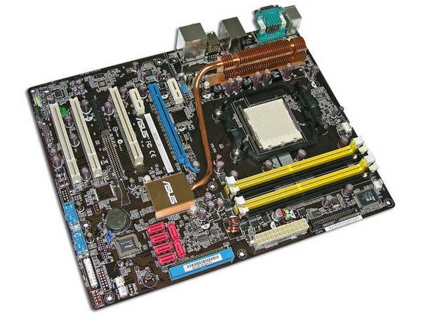 Tarjeta Madre ASUS M2N-E Socket AM2 
ChipSet NVIDIA nForce 570 Ultra MCP
Soporta: Athlon 64 X2 / Athlon 64 FX / Athlon 64
Integrado: Audio 8CH, Gigabit LAN
Diseño: ATX, Ptos: 1x PCI Express x16, 3x PCI