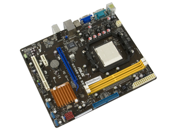 T. Madre ASUS M2N68-AM SE2, Chipset NVIDIA GF 7025,
Soporta: Phenom, Athlon 64/Athlon 64 X2, Socket AM2+,
Memoria: DDR2 1066/800/667, 2 Bancos, 4GB Max,
Integrado: Audio HD, Red, Video Nvidia nForce 630a,
Diseño: MATX, Ptos:1xPCIEx16, 1xPCIEx1, 1xPCI
