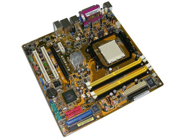 Tarjeta Madre ASUS M2NPV-VM Socket AM2
ChipSet: NVIDIA GeForce 6150 
Soporta: Athlon 64 X2 / Athlon 64 FX / Athlon 64
Integrado: Audio 6CH, Video, Gigabit LAN
Diseño: Micro ATX, Puertos: 1x PCI Express x16, 2x PCI