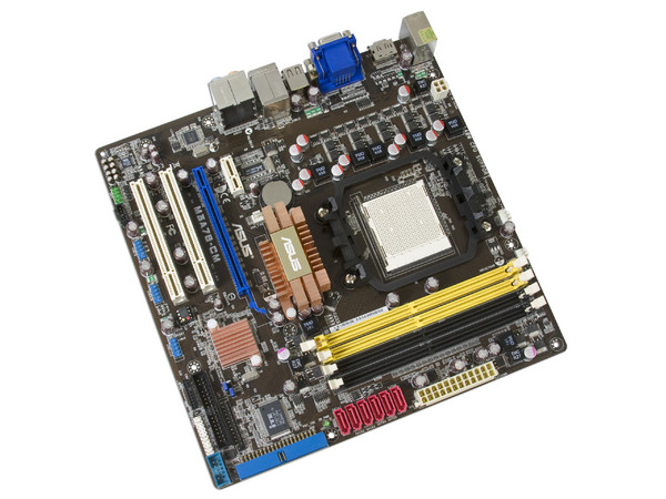 T. Madre ASUS M3A78-CM, Chipset AMD 780V/SB700,
Soporta: Phenom, Athlon 64/Athlon 64 X2, Socket AM2+,
Memoria: DDR2 1066/800/667, 4 Bancos, 8GB Max,
Integrado: Audio HD, Red 10/100, Video ATI RV610,
Diseño: MATX, Ptos:1xPCIEx16, 1xPCIEx1, 2xPCI.