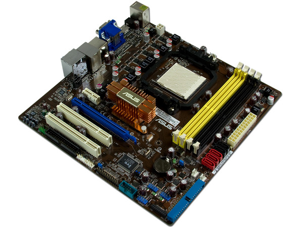 T. Madre ASUS M3N78-VM, Chipset NVIDIA,
Soporta: Phenom, Athlon 64/Athlon 64 X2, Socket AM2+,
Memoria: DDR2 1066/800/667, 4 Bancos, 8GB Max,
Integrado: Audio HD, Red 10/100, Video GeForce 8,
Diseño: mATX, Ptos:1xPCIEx16, 1xPCIEx1, 2xPCI.