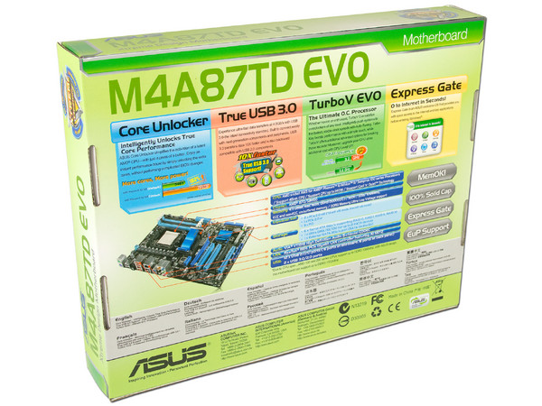 T. Madre ASUS M4A87TD EVO, Chipset AMD870,
Soporta: Phenom II X3, X4 Socket AM3,
Memoria: DDR3 1600(O.C.)/1333/1066MHz, 16GB Max,
USB 3.0 y SATA 3.0
Integrado: Audio HD, Red,
Diseño: ATX, Ptos:2xPCIEX16, 1xPCIEX1, 3xPCI