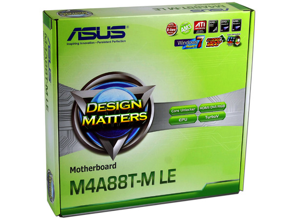 T. Madre ASUS M4A88T-M LE, Chipset AMD880G,
Soporta: Phenom II X3, X4 Socket AM3,
Memoria: DDR3 1866(O.C.)/1333, 8GB Max,
Integrado: Audio HD, Red, Video  Radeon HD 4250,
Diseño: mATX, Ptos:1xPCEX16, 2xPCIEX1, 1xPCI