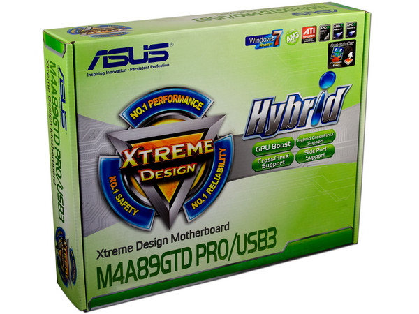 T. Madre Asus M4A89GTD PRO/USB3, ChipSet AMD 890GX,
Soporta: Phenom II X4 y X6 de Socket AM3,
USB 3.0 y Serial ATA 3.0,
 Integrado: Audio HD, Red, Video ATI 4290,
Memoria: DDR3 2000(O.C.)/1333/1066MHz,
ATX, Ptos: 2xPCIEX16, 1xPCIEX4