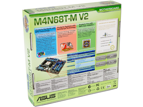 T. Madre ASUS M4N68T-M V2, Chipset Geforce 7025,
Soporta: Phenom II X3, X4 Socket AM3,
Memoria: DDR3 1800(O.C.)/1600(O.C.)/1333MHz, 8GB Max,
Integrado: Audio HD, Red, Video NVIDIA Geforce 7025,
Diseño: MicroATX, Ptos:1xPCEX16, 1xPCIEX1, 2xPCI