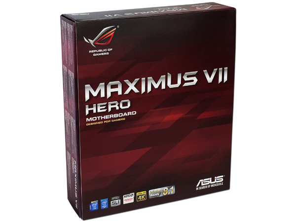T. Madre ASUS MAXIMUS VII HERO, Chipset Intel Z97 Exp.,
Soporta: Core i7/i5/i3 de Socket 1150,
Memoria: DDR3 3200(O.C.)/1600/1333/1066 MHz, 32GB Max,
Integrado: Audio HD, Red,
USB 3.0 y SATA 3.0,
ATX, Ptos: 2xPCIE 3.0 x16, 3xPCIEx1