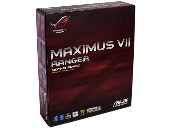 T. Madre ASUS MAXIMUS VII RANGER, Chipset Intel Z97 Exp.,
Soporta: Core i7/i5/i3 de Socket 1150,
Memoria: DDR3 3200(O.C.)/1866/1600/1333 MHz, 32GB Max,
Integrado: Audio HD, Red,
USB 3.0 y SATA 3.0,
ATX, Ptos: 2xPCIE 3.0 x16, 3xPCIEx1