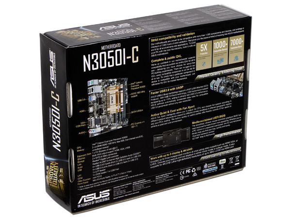 T. Madre ASUS N3050I-C,
Procesador Integrado Intel Celeron N3050 Dual-Core (hasta 2.16 GHz),
Memoria: DDR3 1600/1066 MHz, 8 GB Max,
Integrado: Audio, Red, Video Intel HD Graphics,
SATA 3.0 y USB 3.0,
Mini ITX, Ptos: 1xPCIEx4.