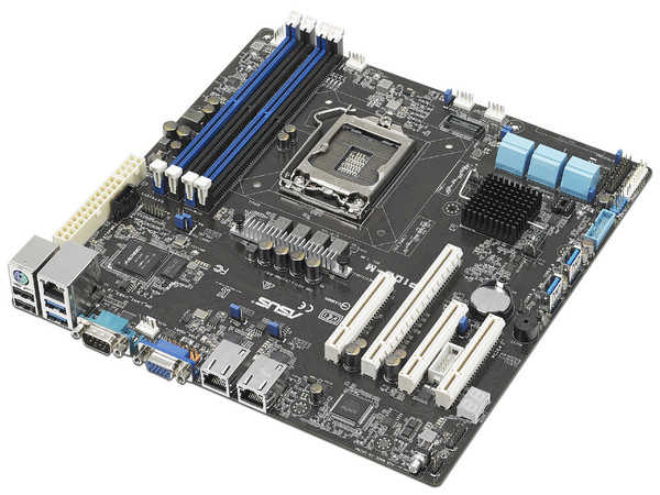 T. Madre ASUS P10S-M, Chipset Intel C232,
Soporta: Core i7/i5/i3/Xeon/Celeron/Pentium de Socket 1151,
Memoria: DDR4 2133/2133 MHz, 64GB Max,
Integrado: Audio HD, Red,
USB 3.0 y SATA 3.0,
ATX, Ptos: 1xPCIEx16, 3xPCIEx8