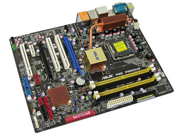 Tarjeta Madre ASUS P5B Premium Vista Edition,
ChipSet Intel P965/ICH8R,
Soporta: Core 2 Quad/ Core 2 Extreme / Core 2 Duo,
Memoria: DDR2 800, 4 Bancos, 8GB Max,
Integrado: Audio 8 CH, Dual Gigabit LAN,
Diseño: ATX, Ptos: 2xPCI Expressx16, 3xPCI