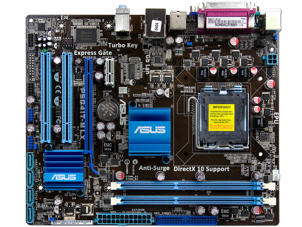 Tarjeta Madre Asus P5G41T-M LX, ChipSet Intel G41,
Soporta: Core 2 Quad, Core 2 Duo, 1333/1066/800MHz,
Memoria: DDR3 1333(O.C.), 1066MHz, 2 Bancos, 8GBMax, 
Integrado: Audio HD, Red, Video Intel, Diseño: mATX,
Puertos: 1xPCIEx16, 1xPCIEx1, 2xPCI