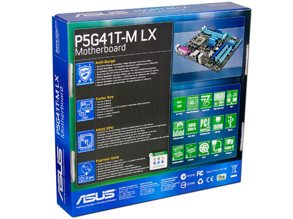 Tarjeta Madre Asus P5G41T-M LX, ChipSet Intel G41,
Soporta: Core 2 Quad, Core 2 Duo, 1333/1066/800MHz,
Memoria: DDR3 1333(O.C.), 1066MHz, 2 Bancos, 8GBMax, 
Integrado: Audio HD, Red, Video Intel, Diseño: mATX,
Puertos: 1xPCIEx16, 1xPCIEx1, 2xPCI