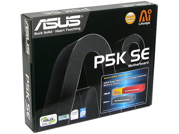 Tarjeta Madre ASUS P5K SE, ChipSet Intel P35/ICH9,
Soporta: Core 2 Quad, Core 2 Duo, 800/1066/1333MHz,
Memoria: DDR2 1066*/800/667MHz, 4 Bancos, 8GBMax,
Integrado: Audio 7.1, Red PCIe Gb, Diseño: ATX,
Puertos: 1xPCI-Ex16, 3xPCI-Ex1, 2xPCI
