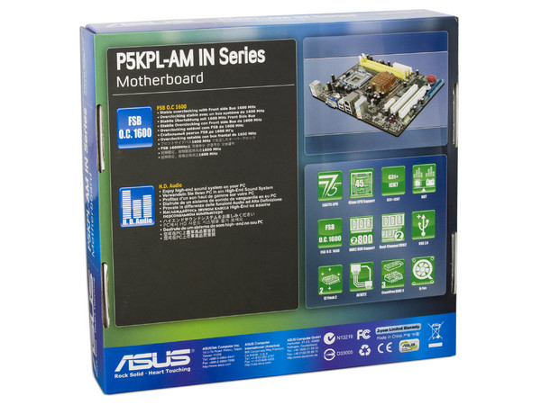 Tarjeta Madre ASUS P5KPL-AM IN, ChipSet Intel G31,
Soporta: Core 2 Quad, Core 2 Duo, 1600(O.C)/1333/1066MHz,
Memoria: DDR2 1066/800/667MHz, 2 Bancos, 4GBMax,
Integrado: Audio HD, Red, Video Intel, Diseño: mATX,
Puertos: 1xPCIEx16, 2xPCI