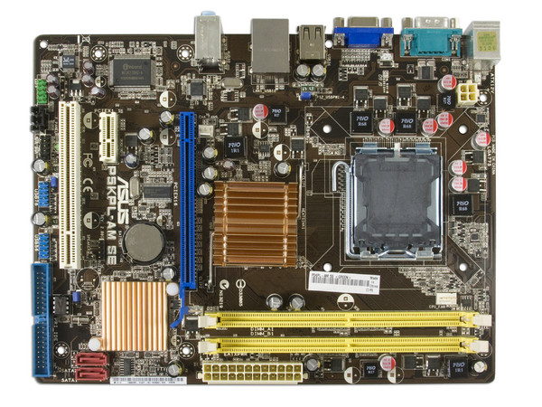 Tarjeta Madre ASUS P5KPL-AM SE, ChipSet Intel G31,
Soporta: Core 2 Quad, Core 2 Duo, 1600(O.C)/1333/1066MHz,
Memoria: DDR2 1066/800/667MHz, 2 Bancos, 4GBMax,
Integrado: Audio HD, Red, Video Intel, Diseño: mATX,
Puertos: 1xPCIEx16, 1xPCIEx1, 1xPCI