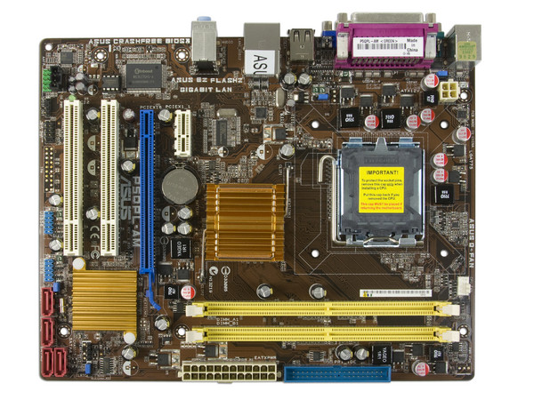 Tarjeta Madre ASUS P5QPL-AM, ChipSet Intel G41,
Soporta: Core 2 Quad, Core 2 Duo, 1333/1066MHz,
Memoria: DDR2 1066(OC)/800MHz, 2 Bancos, 8GBMax,
Integrado: Audio HD, Red, Video Intel,
mATX, Puertos: 1xPCIEx16, 1xPCIEx1, 2xPCI