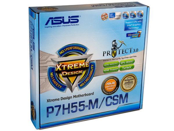 T. Madre ASUS P7H55-M/CSM, ChipSet Intel H55,
Soporta: Core i7, Core i5 y Core i3 de Socket 1156,
Integrado: Audio 5.1, Red 10/100/1000,
Memoria: DDR3 2200(O.C.)/1066MHz, 16GB Max,
mATX, Ptos: 1xPCEx16, 2xPCEx1, 1xPCI