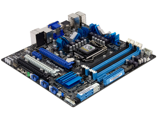 T. Madre ASUS P8Z77-M PRO, ChipSet Intel Z77,
Soporta: Core i7/i5/i3 de Socket 1155,
Memoria: DDR3 2400(O.C.)/1600/1333MHz, 32GB Max,
Integrado: Audio HD, Red Gigabit,
USB 3.0, SATA 3.0,
Diseño Micro-ATX, Ptos: 1xPCIEX16 ,2xPCIEX3.0X16