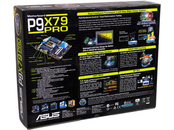 T. Madre ASUS P9X79 PRO, ChipSet Intel X79,
Soporta: Core i7 de Socket 2011,
Memoria: DDR3 2400(O.C.)/1333/1066 MHz, 64GB Max,
Integrado: Audio HD, Red, Bluetooth,
USB 3.0 y SATA 3.0,
ATX, Ptos: 4xPCIEX16, 2xPCIEx1