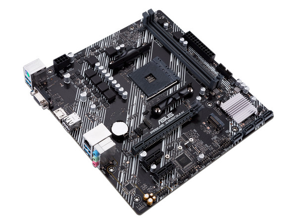 T. Madre ASUS PRIME A520M-K,
Chipset AMD A520,
Segmento: Básico,
Soporta: AMD Ryzen 3ra, 4ta y 5ta Generación, Socket AM4,
DDR4 4600/3866/2133 MHz, 64GB Max,
Audio HD, Red, USB 3.0,
SATA 3.0, M.2,
Micro-ATX, Ptos: PCIE 3.0 x16, PCIE 3.0 x1. (Caja 