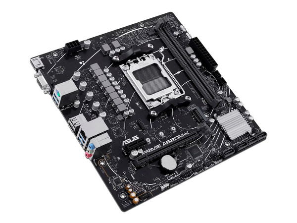 T. Madre A620M-K CSM,
Chipset AMD A620M,
Segmento: Básico,
Soporta: Procesador AMD Ryzen 7ma Generación, Socket AM5,
RAM: DDR5 7000/4400/4800 MHz, 96GB Max,
IAudio HD, Red, USB 3.2,
SATA 3.0, M.2,
Micro-ATX, Ptos: PCIe 4.0 x16, 1 x PCIe 3.0x1.