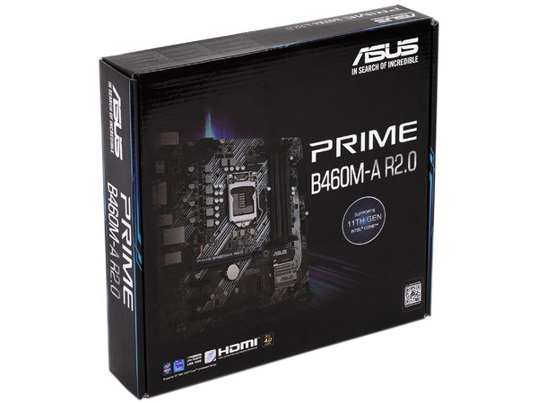 T. Madre ASUS PRIME B460M-A R2.0, Chipset Intel B460,
Soporta: Intel 10ma Generación de Socket 1200,
Memoria DDR4 2933/2666/2133 MHz, 128GB Máx, 
Integrado: Audio HD, Red y SATA 3.0, M.2, 
MicroATX Ptos: 1xPCIEx16, 2XPCIEx1.