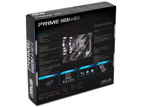 T. Madre ASUS PRIME B460M-A R2.0, Chipset Intel B460,
Soporta: Intel 10ma Generación de Socket 1200,
Memoria DDR4 2933/2666/2133 MHz, 128GB Máx, 
Integrado: Audio HD, Red y SATA 3.0, M.2, 
MicroATX Ptos: 1xPCIEx16, 2XPCIEx1.