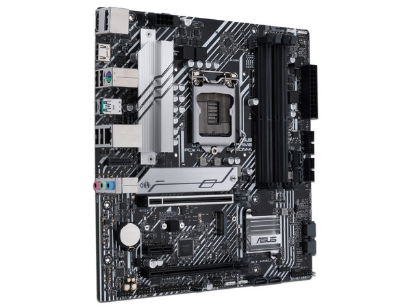 T. Madre Asus PRIME B560M-A, Chipset Intel B560,
Soporta: Intel 10ma y 11va Generación de Socket 1200,
Memoria: DDR4 5000(OC)/3466(OC)/2133 MHz, 128GB Max,
Integrado: Audio HD, Red,
USB 3.1 y SATA 3.0,
MicroATX, Ptos: 1xPCIEx1, 2xPCIEx16.